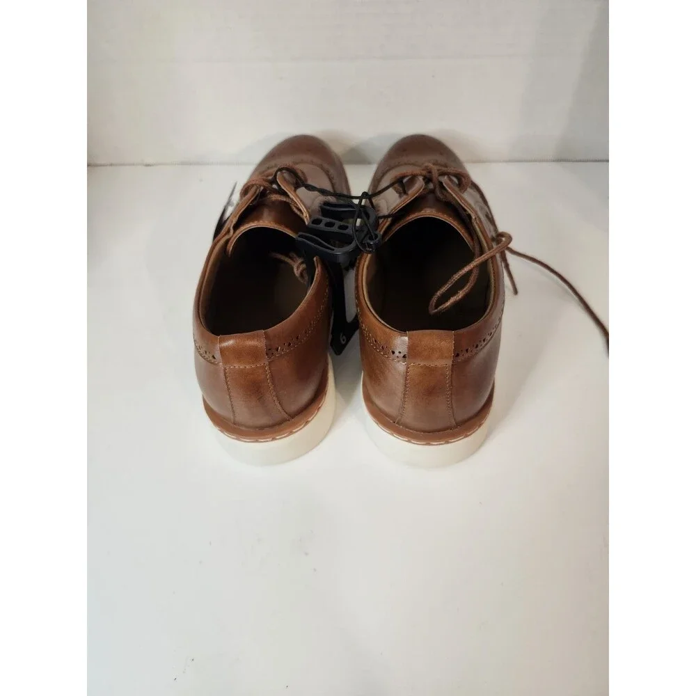 George Shoes Brown Jonaah Oxford Men’s Size 9 Lace Up New